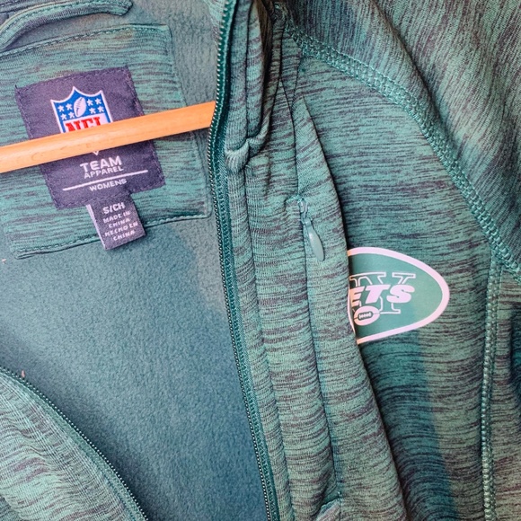 Women's NY Jets Green Zip Up Hoodie - Picture 3 of 3
